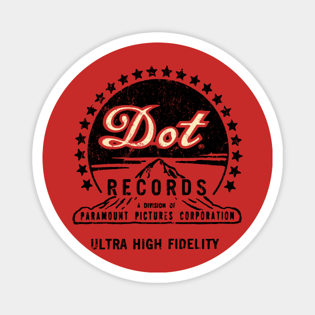 Dot Records Magnet by MindsparkCreative